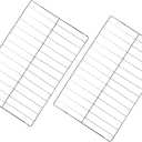 2Pcs W10256908 Oven Rack,Replaces W10138079 W10179196 3195710 PS11751295,Compatible for Whirlpool/Jenn-Air Oven Rack/Range,24 x15-3/4 Inches