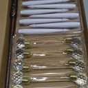 Christmas Tree Candles with Magic Wand 12 Pack Flameless Candles for Christmas Tree Flickering Battery Operated LED Candle for Holiday Home Party Decor with Crystal Ball Hook