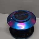 Ottsuls Solar Bird Feeder for Outdoors Hanging, Metal Wild Cardinals Garden Lantern with S Hook, Weatherproof and Water Resistant Birdfeeders as Gift Idea for Women Mom Grandma Bird Lovers (Blue) (8"x8")