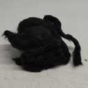 JOYIN Halloween Outdoor Decorations Light-Up Giant Spider, 5 Ft Large Black Hairy Spider with Purple LED for Yard Lawn Garden Halloween Outside Decor, Indoor Haunted House Prop and Scary Party Decor