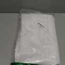 Wolkemer Oval Tablecloth 60 x 102 Inch Washable Fabric Table Cloth Solid White Table Cover for Dining Wedding Party Banquet Tabletop Decoration