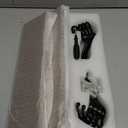 Coat Rack Wall Mount - Wooden Wall Coat Rack with 8 Tri Metal Hooks for Hanging Coats, Backpacks and etc. 28 Inch Coat Hooks Wall Mounted for Mudroom Farmhouse Entryway Black-Blue