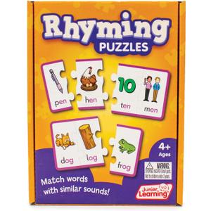 Junior Learning JL656 Rhyming Puzzles, Multi