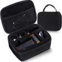 YouKnow Travel Case Compatible with WOLFBOX MF50 Compressed Air Duster - Custom Foam Organizer for Blower Tool & Accessories (Only Case) (Black)