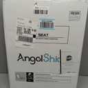 Elongated Toilet Seat Molded Wood Toilet Seat with Quietly Close and Quick Release Hinges, Easy to Install also Easy to Clean by Angol Shiold (Elongated, Natural)