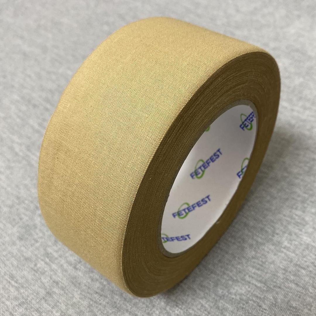 Camo Tape Camouflage Tape No Residue, Non-Reflective 2" by 30Yard with Various Camo Patents (Tan)