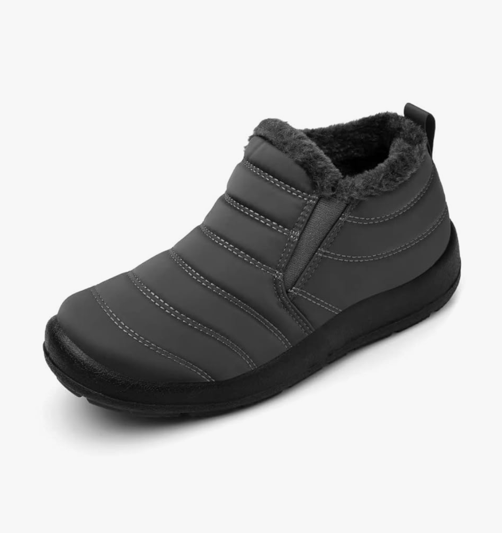 Cheval Winter Snow Boots for Women, Fur Lined Warm Ankle Booties, Outdoor Anti-slip Waterproof Comfortable Short Boot, Botas De Invierno Para Mujert 37