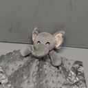 Pro Goleem Elephant Security Blanket, Soft Lovey Unisex Lovie Baby Gifts for Boys and Girls Snuggle Toy Stuffed Animal Newborn Essentials and Items Grey 16 Inch