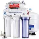 iSpring RCC7AK-UV, NSF Certified, 7-Stage Under Sink Reverse Osmosis Water Filtration System with Alkaline Remineralization and UV Filter, Patented Top-Mounted Faucet Design for Easy Installation (Brushed Nickel Faucet)