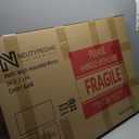 NeuType Arched Wall Mirror, 36"x24" Wall Mirror, Hanging or Leaning Against Wall, Large Bedroom Mirror, Floor Mirror, Dressing Mirror, Aluminum Alloy Thin Frame, Rounded Corners, Gold