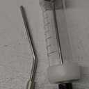 yeesport Veterinary Metal Feeding Gun, 500 ml Oral Drencher for Livestock, Long Handle Dosing Syringe with Curved Nozzle, Adjustable Dose Injector for Cattle Pigs Sheep Horses