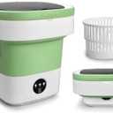Portable Mini Washing Machine, 16L Upgraded with Spin Basket Laundry Machine, 3 Cleaning Modes Suitable for Small Clothes, Foldable Design Ideal for Hotel, Home, Apartment, Campain