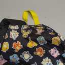 Pokemon Backpack Set 4 Pcs for Kids with Backpack Water Bottle Pencil Case Lunch Bag or Wallet Anime School Supplies Gifts (Black/Multi)
