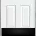 Deck the Door Decor | Door Kick Plate - Anodized Aluminum - Satin Black - Screw Mount - 6"x32"
