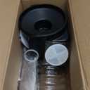 PAKEWAY 1.5 Gallon Automatic Gravity Dog Water Bowl Dispenser, Stainless Steel Large Capacity Pet Waterer with 3 Filters for Medium Dogs and Cats (Silver)