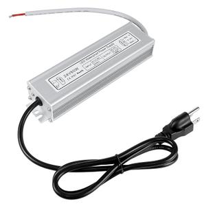 inShareplus LED Power Supply, 24V 60W IP67 Waterproof Outdoor Driver, AC 90-265V to DC 24V 2.5A Low Voltage Transformer, Adapter with 3-Prong Plug for LED Light, Computer Project, Outdoor Use