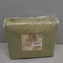 Nestl Sage Green California King Duvet Cover Sets - Soft Prewashed Cal King Duvet Cover, 3 Piece, with Zipper Closure, 1 Duvet Cover 104x98 inches and 2 Pillow Shams