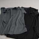 Men’s Athletic Short Sleeve Gym Workout T-Shirts 2 Pack Mens Dry Fit Tees Moisture Wicking Crew Neck Running T Shirt for Men L