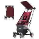Beberoad Love R1 Auto-Folding Ultra Lightweight Travel Stroller for Airplane, Small Compact Strollers for Babies and Toddlers Aged 6-36 Months, Only 11.5 lbs, Can Combine into a Double Stroller, Red