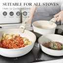 GiPP 11Pcs Pots and Pans Set Non Stick, Cookware Sets Nonstick Detachable Handle, Induction Kitchen Set Removable Handle, RV Cookware set, Oven Safe