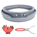 MDS47123608 WM8100HVA Washer Door Boot Gasket Seal Parts Compatible with LG Kenmore Washing Machine WM8000HVA/HWA, WM4070HVA/HWA,WM4270HWA, Replace AP5668418, 2673936, PS6448330