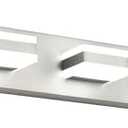 SOLFART 5 Light Bathroom Vanity Light Brushed Nickel Bathroom Vanity Light Fixtures Over Mirror Led Lights for Restroom Nickel