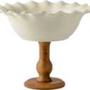 Pedestal Tray Dessert Serving Bowl Tray Centerpiece Countertop Pedestal Bowl