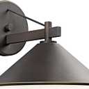Kichler Ripley 12" Outdoor Wall Light in Olde Bronze, 1-Light Exterior Wall Sconce, (12" W x 10" H), 49061OZ