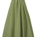 Regency Dresses for Women with Satin Sash Ruffled Puff Sleeve Empire Waist Dress Gown (Large, Oliver)