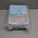 Hamiledyi Portable Hamster Cage 2 Layers Dwarf Hamster Habitat Small Animal Travel Cage with Exercise Wheel Hamster Enclosure Mouse Cage for Hamsters Mice Gerbils or Other Tiny Pets (Blue)