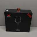 JBHO Hand Blown Italian Style Crystal Bordeaux Wine Glasses - Great Gift Packaging - Red Wine Glasses Lead-Free Premium Crystal Clear Glass - Set of 4-18 Ounce