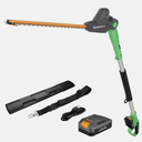 WORKPROX 20V Cordless Pole Hedge Trimmer 9.2feet Reach 18" Dual Action Blade USA