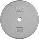 CAP Barbell Standard 1-Inch Cast Iron Weight Plates - Singles & Sets | 1.25-50 lbs | Multiple Options