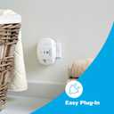 First Alert CO606, Plug-In Carbon Monoxide (CO) Detector, Hardwired Alarm with Battery Backup, 3-Pack