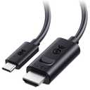 Cable Matters Unidirectional USB C to HDMI 2.1 Cable - 15ft, Support 4K@240Hz and 8K@60Hz, HDR - Thunderbolt 4, Thunderbolt 5, USB 4 Compatible with MacBook Pro, XPS, ThinkPad - Max 4K@60Hz on macOS
