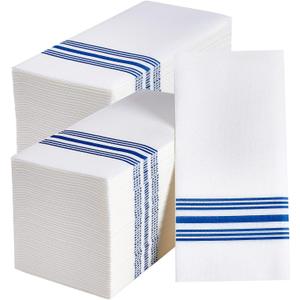Vplus 300 PACK Guest Towels Disposable Bathroom, Decorative Bathroom Napkins Cloth Feel, Soft, and Absorbent Disposable Paper Hand Towel for Dinners, Kitchen, Parties, Weddings, Christmas Party