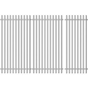 304 Stainless Steel Grill Grates for Charbroil Performance 463342119 463347017 463335517 463376017, Grill Grates Replacement for Char-Broil 463342118 463347418 463347519, G470-0003-W1 G470-0002-W1