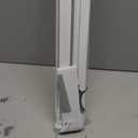 LazBlinds No Drill Zebra Blinds for Windows 27" W x 48" H, White