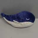 MUPI Whale Stuffed Animals Plush Pillow 4 Size Cute Soft Cotton Plushies Pillows Kawaii Blue Whale Toy Gifts for Kids Boys Girls Adults (Blue, 10 Inch)