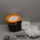 Spin Mop and Bucket with Wringer Set, Double Bucket Separate Dirty Water, 360 Spinning Mop System with 3 Microfiber Mop Heads, Clean Water Mop Set for Floor Cleaning