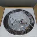 16 inch Flush Mount Ceiling Light, 3-Light Close to Ceiling Light Fixtures with Oil Rubbed Bronze Finish for Livingroom Bedroom Kitchen Diningroom(Oil Rubbed Bronze)