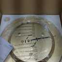 Large Gold Flush Mount Ceiling Light, 18 Inch Oversized Close to Lighting Fixtures, Minimalist Modern Style Round Lamp for Living Room, Bedroom, Kitchen Island (E12, 4-Light)