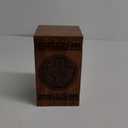 Wooden Cremation Urn for Human Ashes Adult Male Female Tree of Life Carving Handmade Wood Funeral Decorative Memorial Urns Box, Holds 270 Cubic Inch