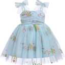 Baby Girls Tutu Dress Summer Sleeveless Backless Princess Birthday Party Dresses Sequin Ruffle Tulle Bowknot Sundress 120