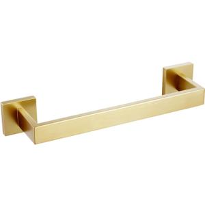 KOKOSIRI 12 Inch Hand Towel Holder Bath Towel Bar Kitchen Dish Cloths Hanger Stainless Steel Wall Mount, Brushed Gold, B4003BG-L12