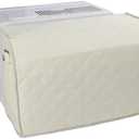 Winter Cover Inside Unit for U-shaped Air Conditioner, Window Air Conditioner Insulation Cover, Fit for Midea Danby Frigidaire U shaped Item (light yellow, 20" W x 7.8"D x 13" H)