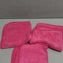 The Rag Company - Premium FTW Microfiber Cleaning Towels for Glass, Windows, Mirrors, Polished Surfaces - Streak-Free, Scratchless, 16" x16, Pink, 3-Pack