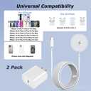 [Apple MFi Certified] Magnetic Charger,Wireless Charger Fast Charging 2Pack 6FT USB C Plug Mag-Safe Magnet Magvolt Pro Pad Chargers for iPhone Air/17 Pro Max/17/16E/16 Pro/16 Plus/15/14/13/12/AirPods