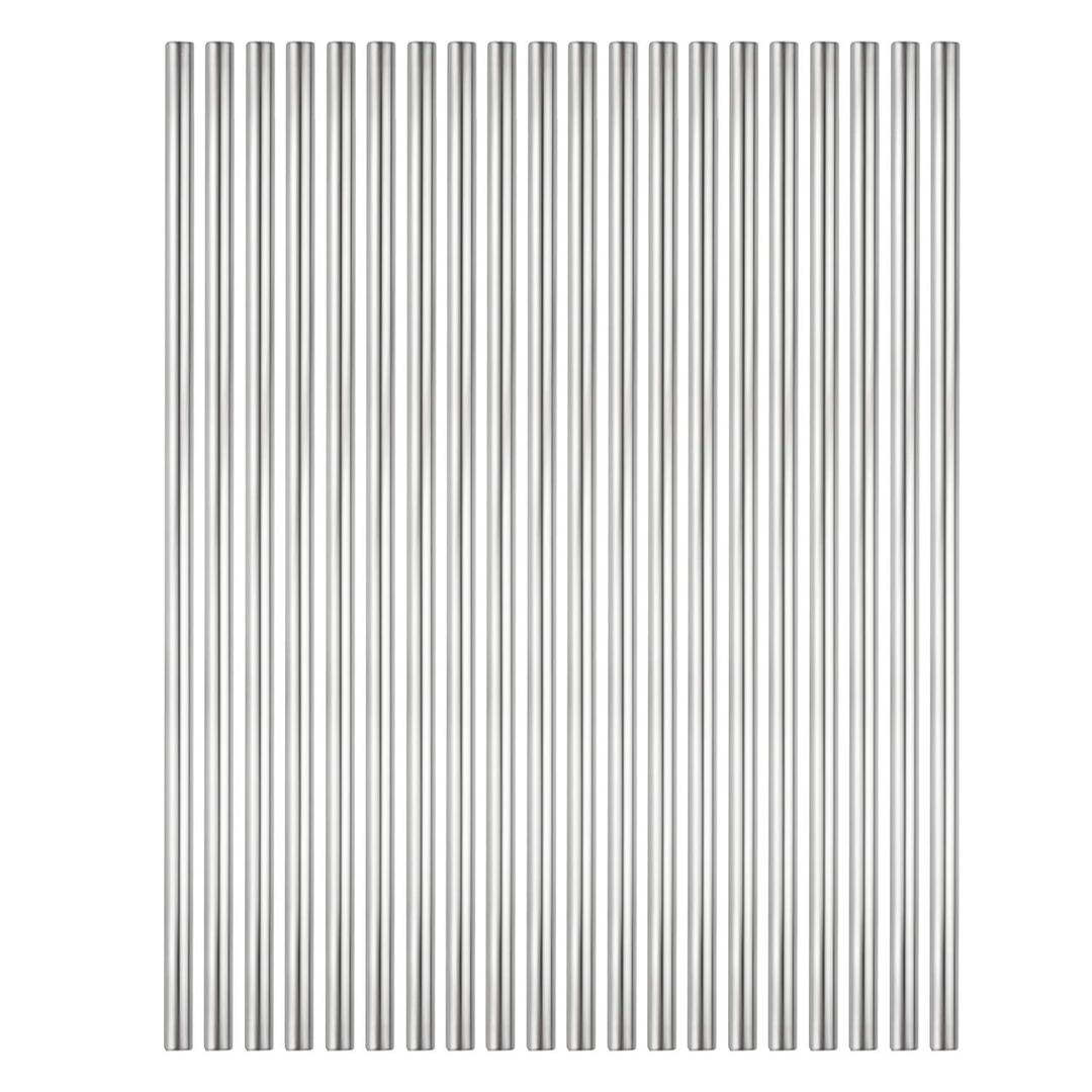 100mm x 3mm3.94" X1/8" 304 Stainless Steel Solid Rods Bar - Pack of 20