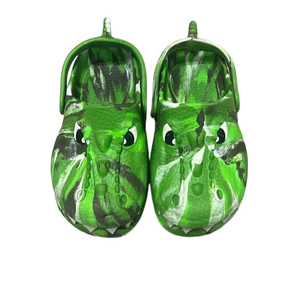 Capelli Crocodile Green Water Shoes Slip On Clogs Pool Beach 5